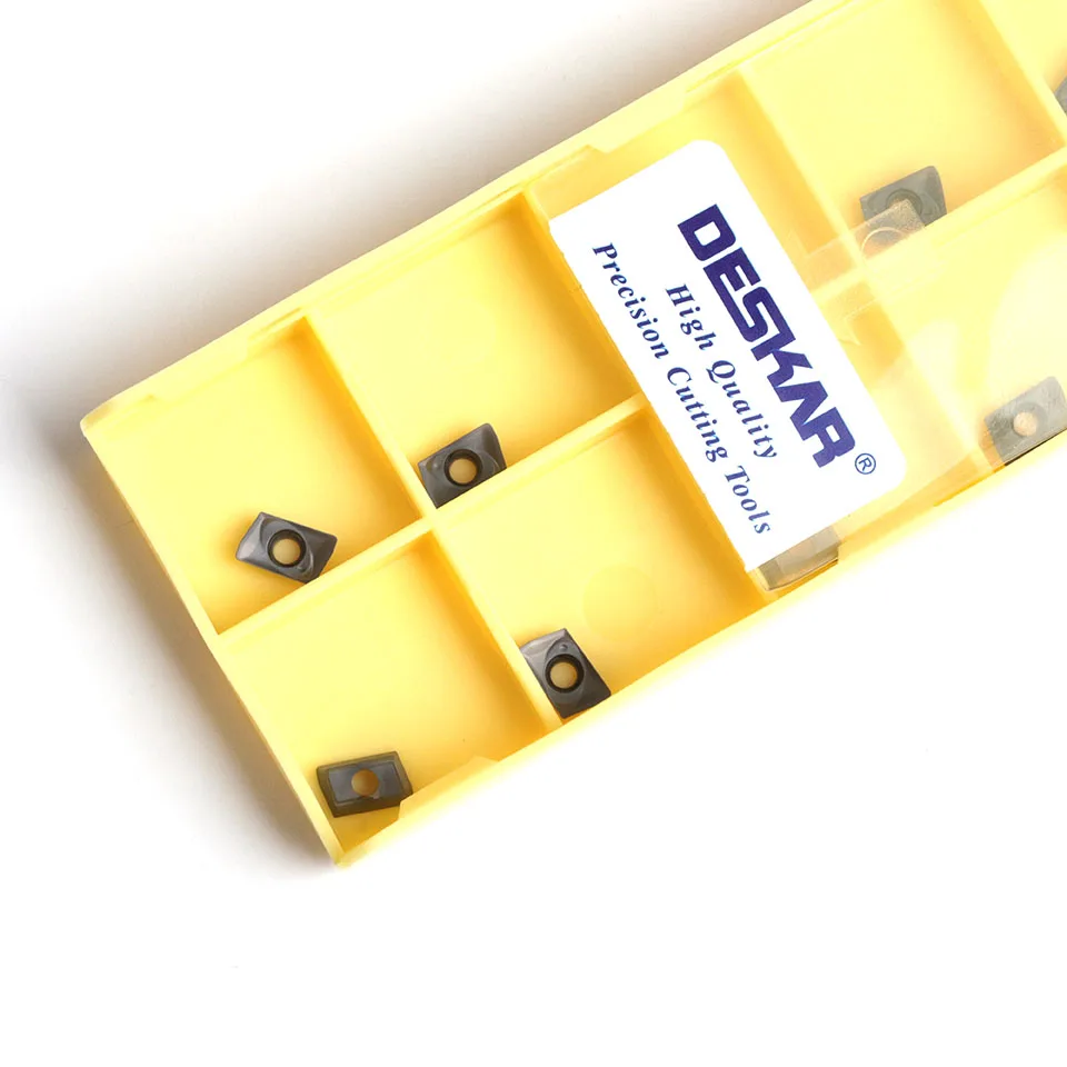 DESKAR DMT070204 R LF6018 inserti in metallo duro originali per inserti di fresatura in acciaio inossidabile di alta qualità JDMT070208R