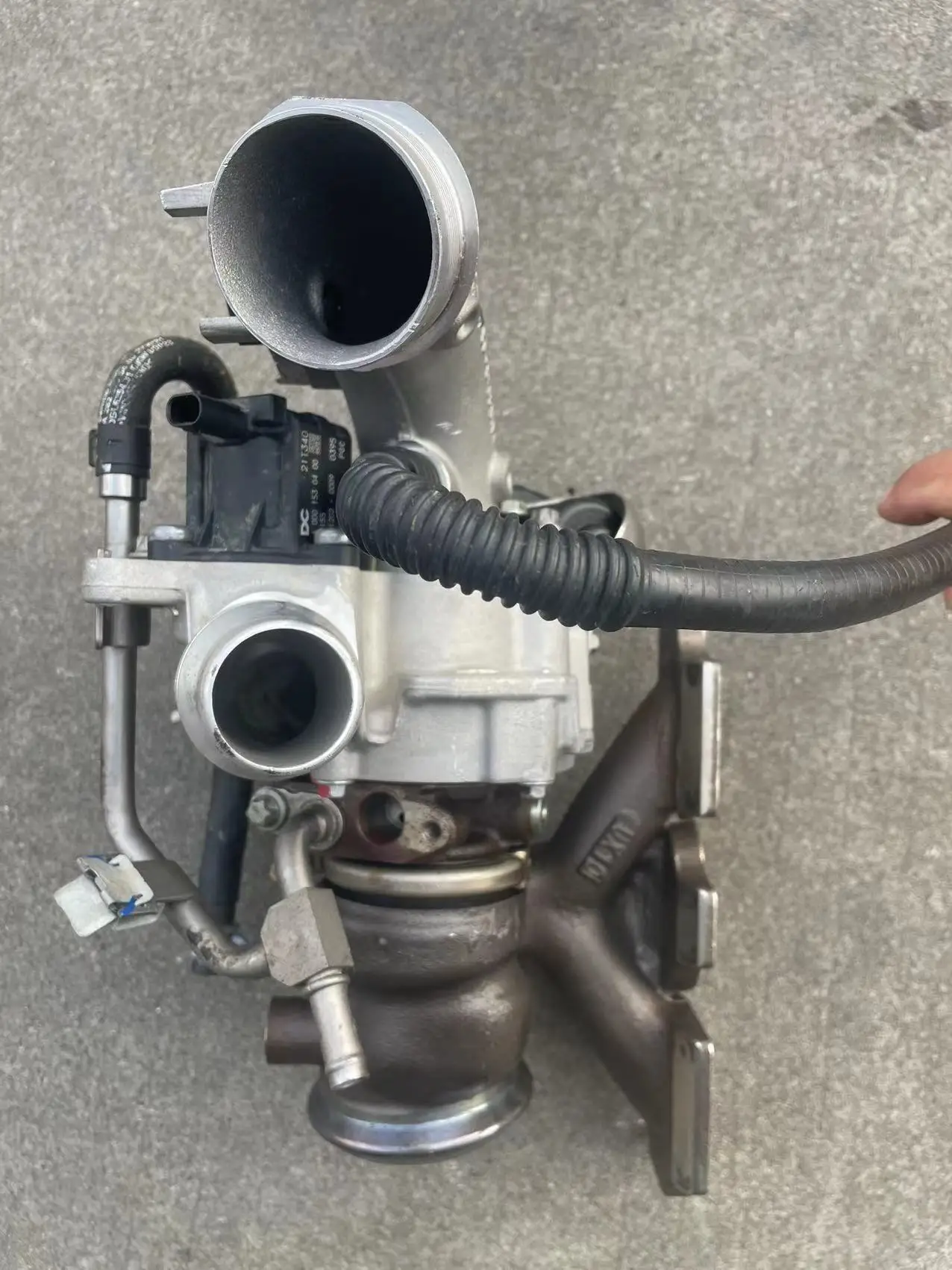 شاحن توربيني أصلي مستعمل 1.3T لبنز A200 A180 قطع غيار السيارات اكتشف 4 حلقة فوهة الديزل لاند روفر #4