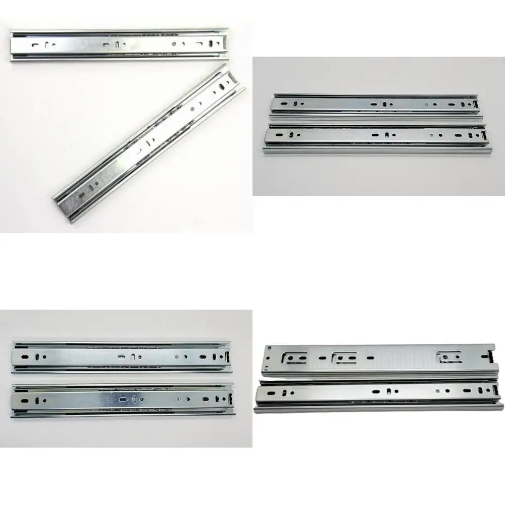 

Heavy-Duty Ball Bearing Drawer Slides 100-Pound Capacity, 22 Zinc Finish, 5 Sets for Durable Storage Solutions