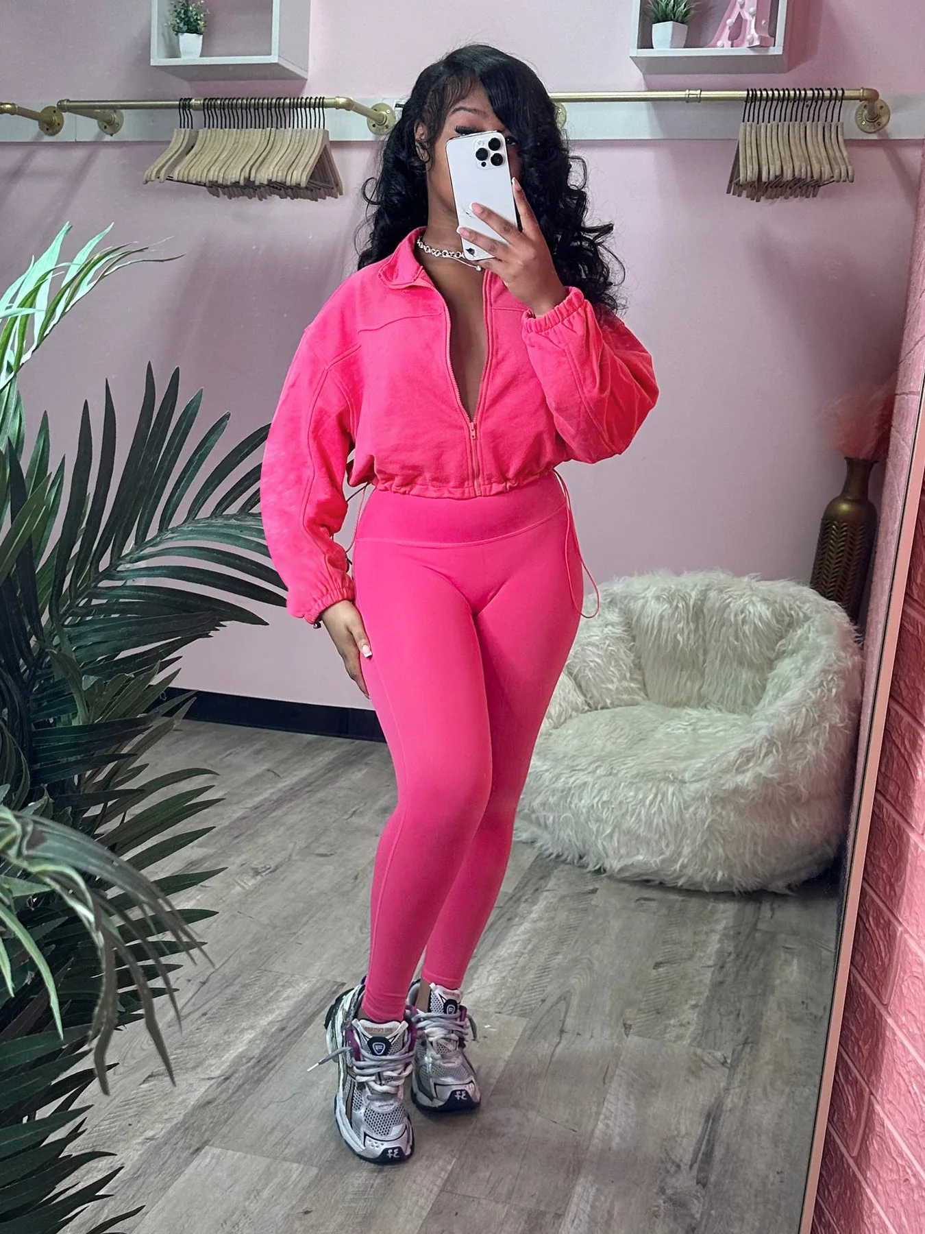 Women Set Autumn Sports Crop Top Gym Leggings Pant Casual Two Pieces Set Sweatsuit Jacket Set Yoga Fitness Workout Jogger Set