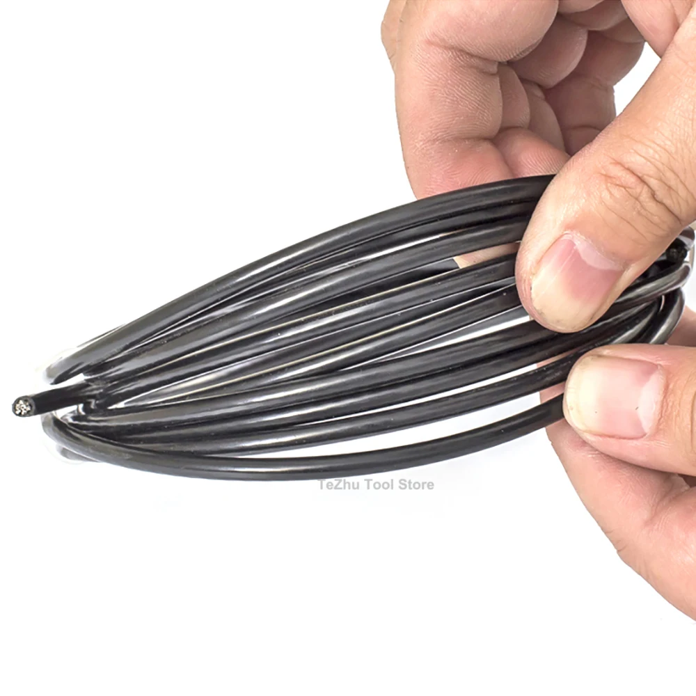 Black PVC Plastic Coated Stainless Steel 304 Wire Rope Cable 1MM-6MM Diameter After Coating Flexible Wire Rope