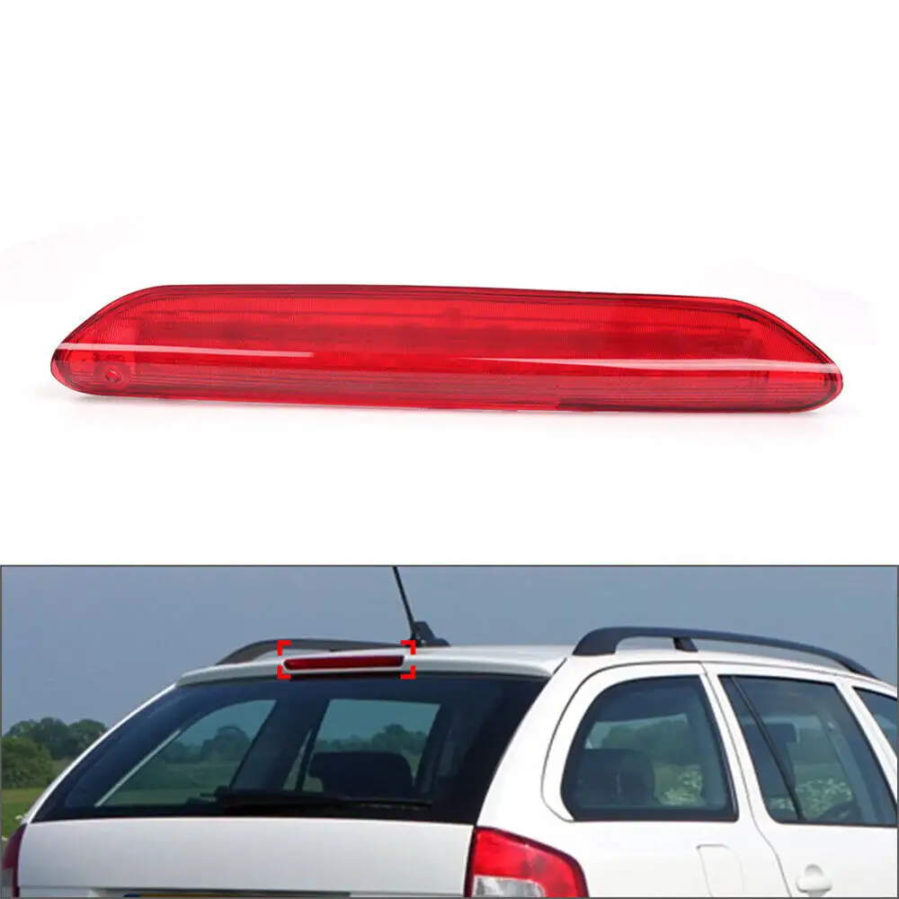 

Светодиодный задний дополнительный стоп-сигнал (третий стоп-сигнал) с красным рассеивателем для Skoda Octavia Mk2 Estate 2004-2013 1Z9945097 1Z9945097B 1Z9945097C