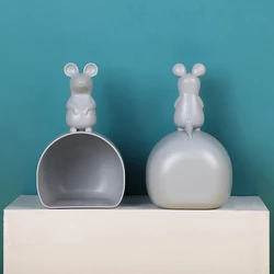 1Pc Mouse Shape Rice Spoon PP Rice Spoon Measuring Rice Scoop Coarse Grains Small Shovel Kitchen Tools
