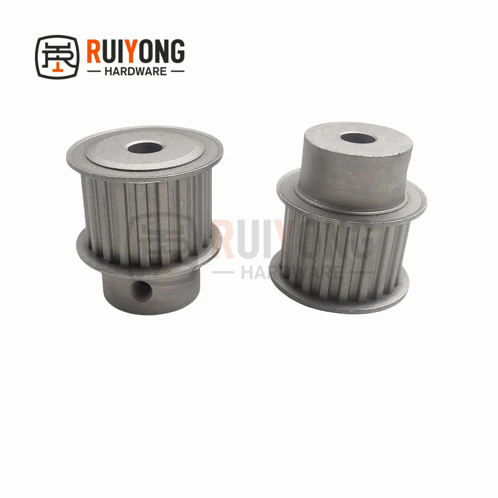 BF Type T5-50T/60T Bore Size 5mm To 28mm Timing Pulley Teeth Pitch 5mm For Width 10/15/20/25mm Rubber Belt