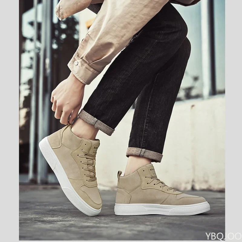 Minimalistische Herren-Plateauschuhe Modische Vielseitige Herren-Sneaker Lässige Bequeme Sportschuhe – Detail 6