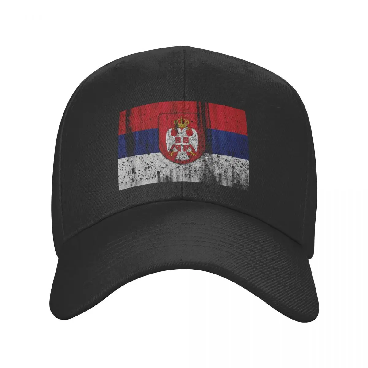 Punk Unisex Vintage Serbia Flag Baseball Cap Adult Serbian Proud Adjustable Dad Hat Men Women Sports Snapback Caps Sun Hats