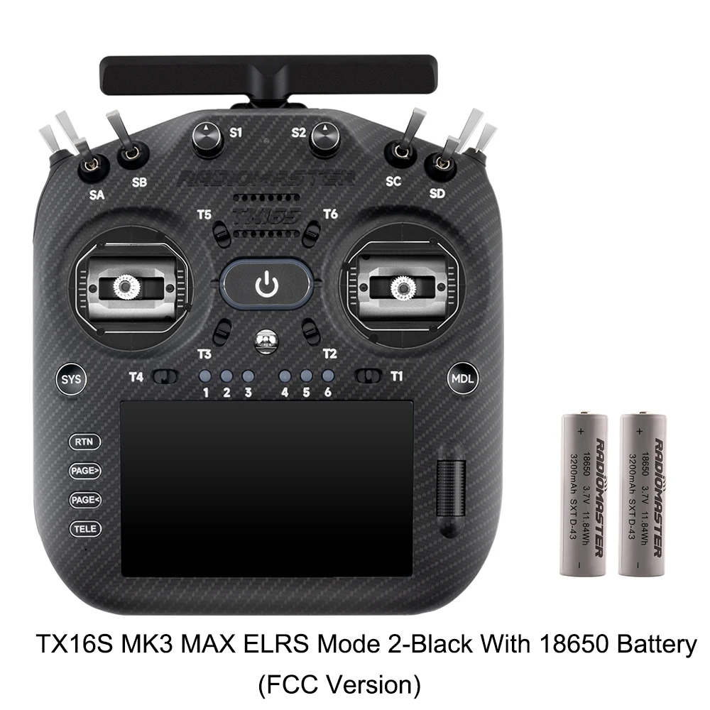 RadioMaster TX16S MK3 MAX 2,4GHz 900MHz AG02 CNC Hall Gimbal 5 Zoll IPS Touchscreen EdgeTX ExpressLRS Funkfernsteuerung