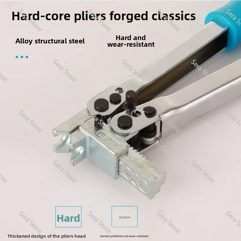 Tool Composite Ring Welding Free Manual Electric Pincers Refrigerator Locke Ring Crimping Pliers Flameless Connection