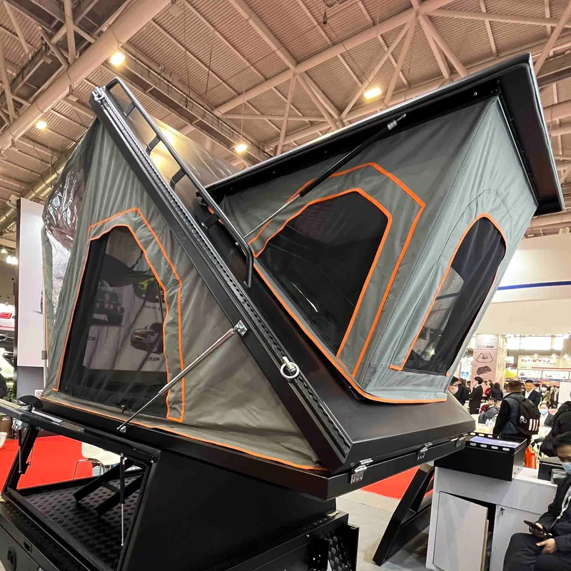 High‑Quality OEM Silver Aluminum Dual‑Cab Ute Tray Canopy With Truck‑Box, 1800*1650mm Overland Camping Accessory Meeting IS