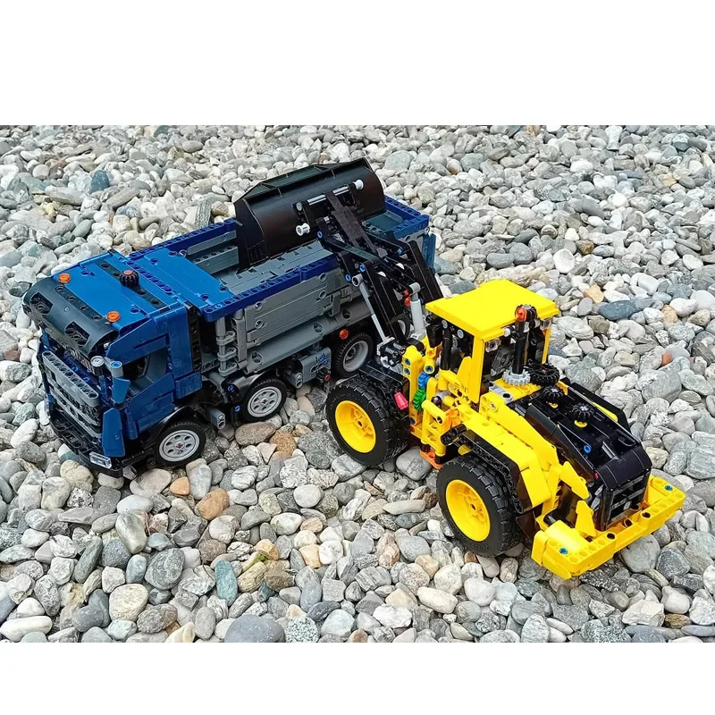 

MOC-229458 Новый классический самосвал, модель прицепа, строительные блоки, 7663 шт., игрушка в подарок на день рождения и Рождество для мальчиков и детей