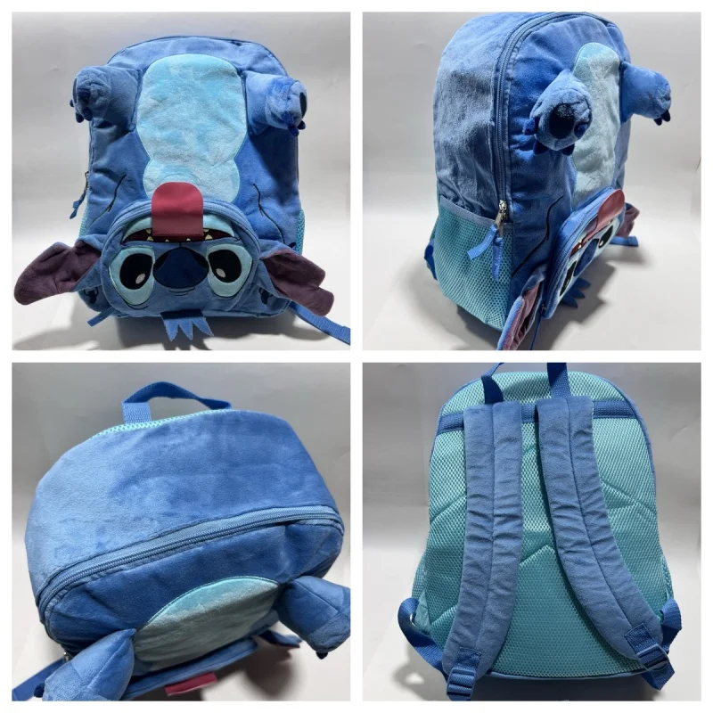 

In Stock New Stitch Cute Cartoon Interstellar Baby Stitch Embroidery Craft Backpack Casual Schoolbag Fashionable Gift Kawaii