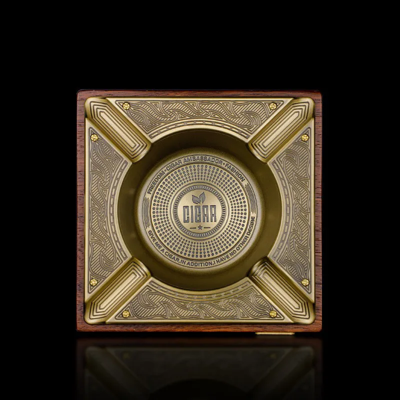 Luxury ashtray - large size, cigar-specific, for office cigar accessories