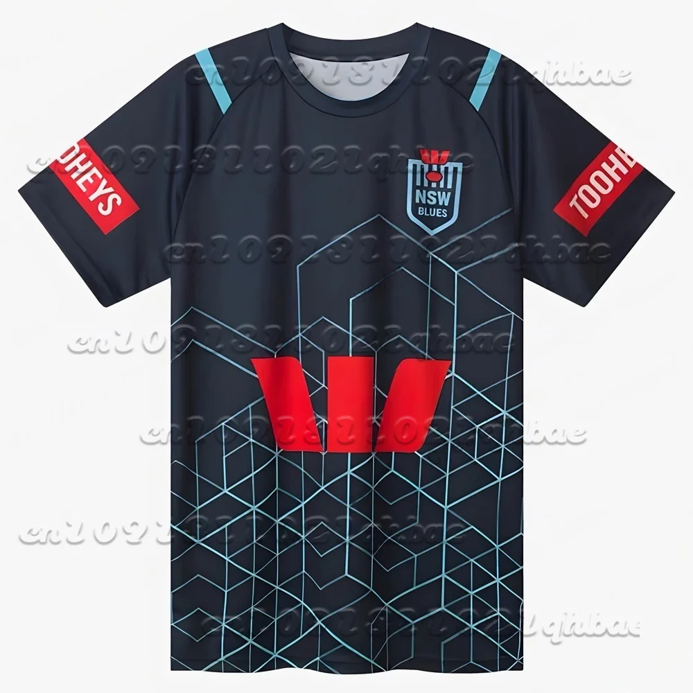 

Australian NRL NSW Blues Training Uniform Adult Uniform Comfortable Quick Drying Oversized Sportswear Motorcycle Suit