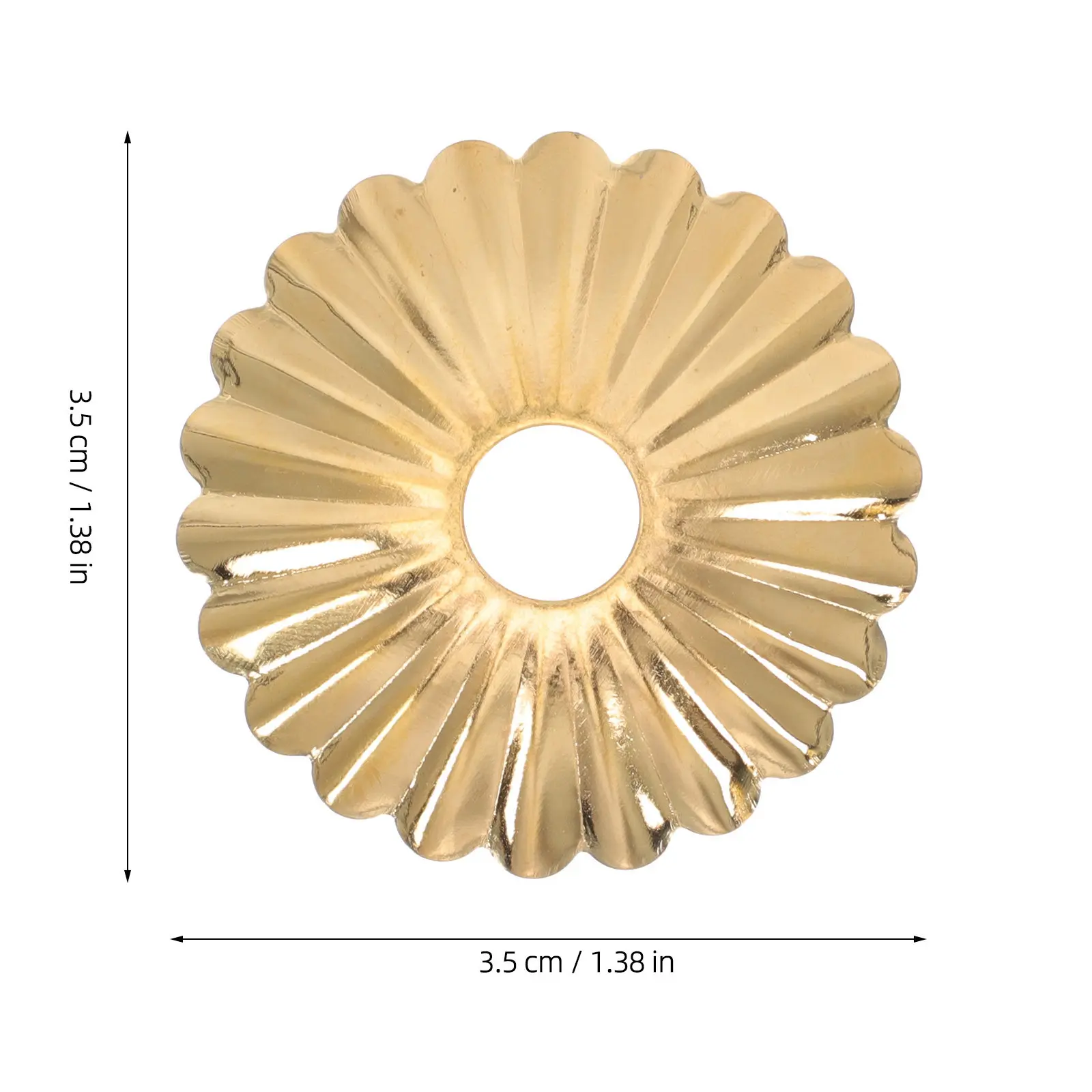 12pcs Chrysanthemum Ceiling Light Covers – Iron Retro Flower Lamp Bases for Corridor, Restaurant, Bar & Cafe Decor