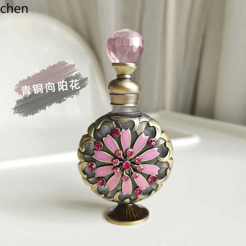 Xiaoxing flavor bottle sub-packaging glass drip stick essential oil bottle retro South East Asia smear empty bottle
