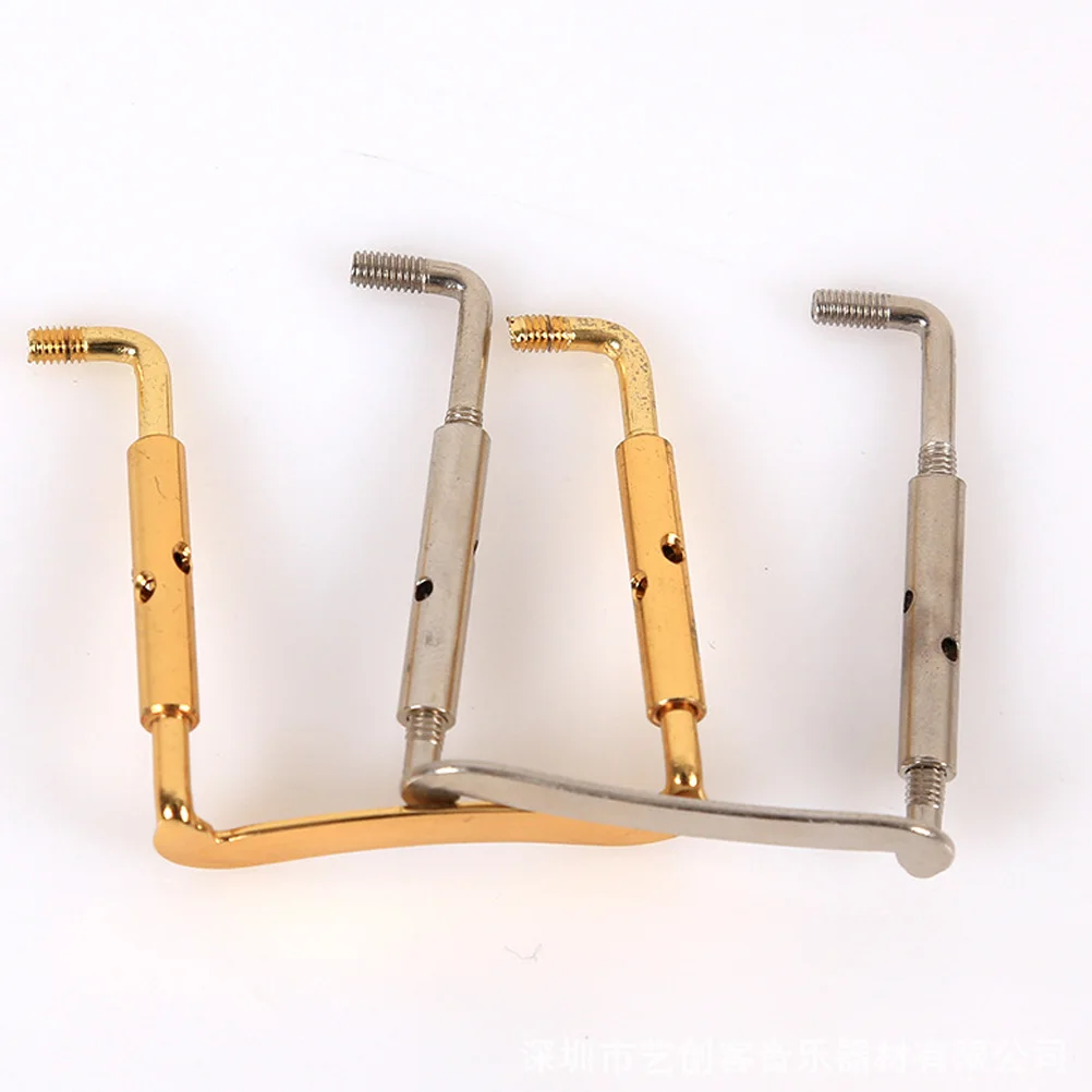 

2 Pcs Violin Chin Rest Screws Bracket DIY Fittings Clamp for Chinrest Parts Accessories