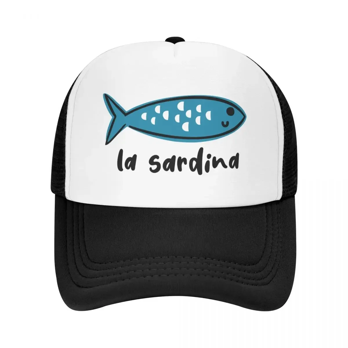 The sardine Baseball Cap sun hat Luxury Brand Big Size Hat For Girls Men's