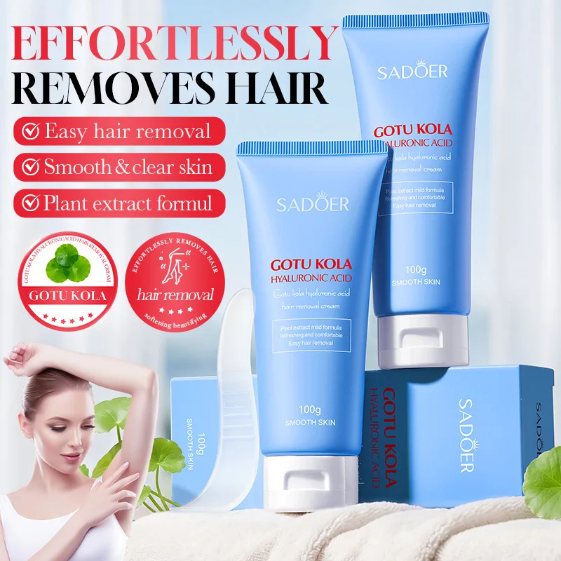 

Snow grass hyaluronic acid hair removal cream, does not harm the skin, is easy to remove hair, and cleanses the skin