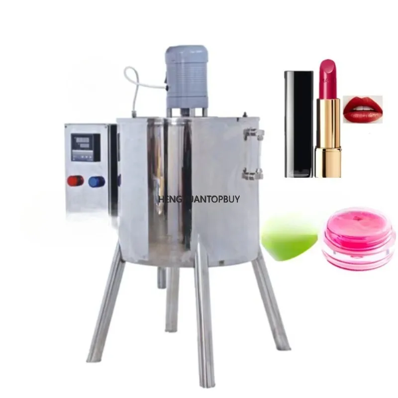 Electric small hydrothermal mixture heating hopper thickened honey lip balm viscous liquid filling machine