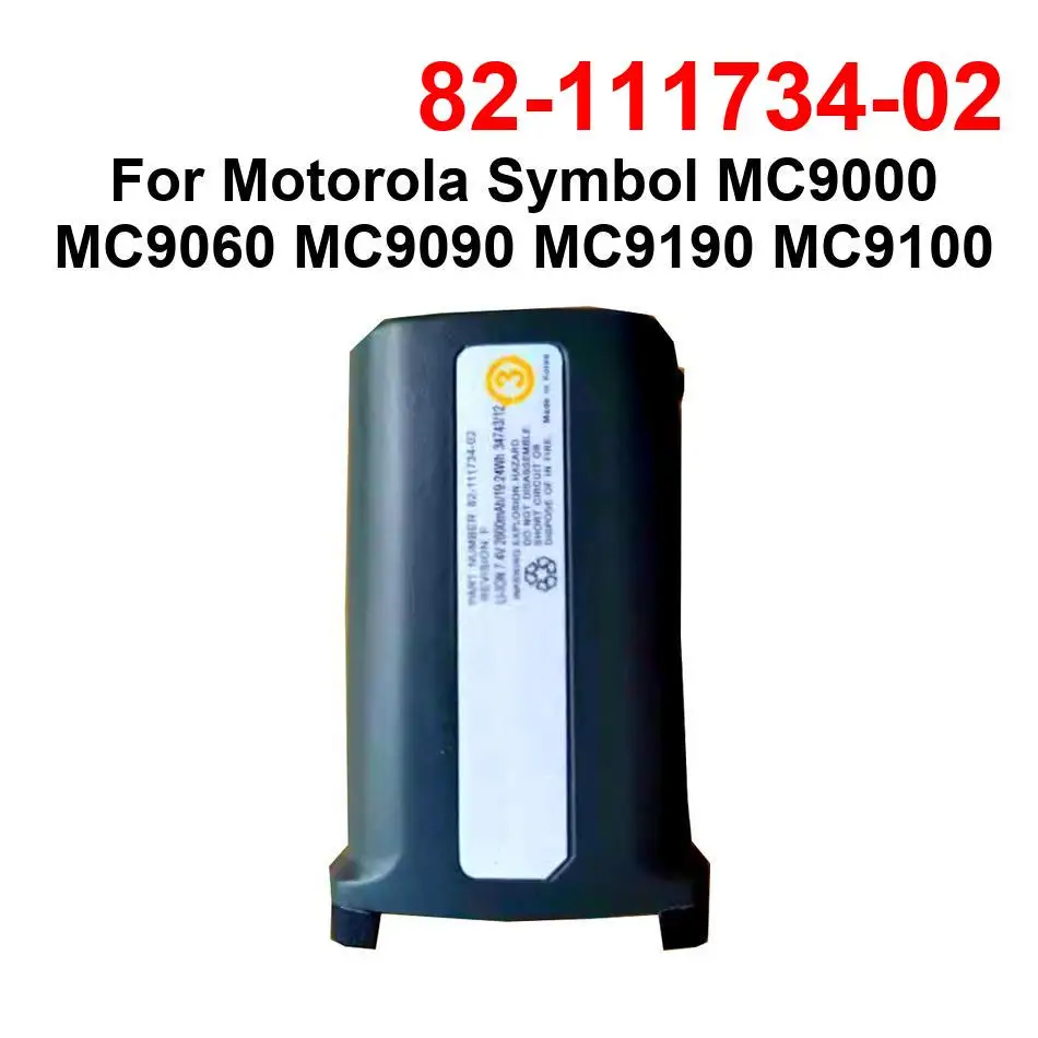 82-111734-02 Replacement Battery For Motorola Symbol MC9000 MC9060 MC9090 MC9190 MC9100 Barcode Collector