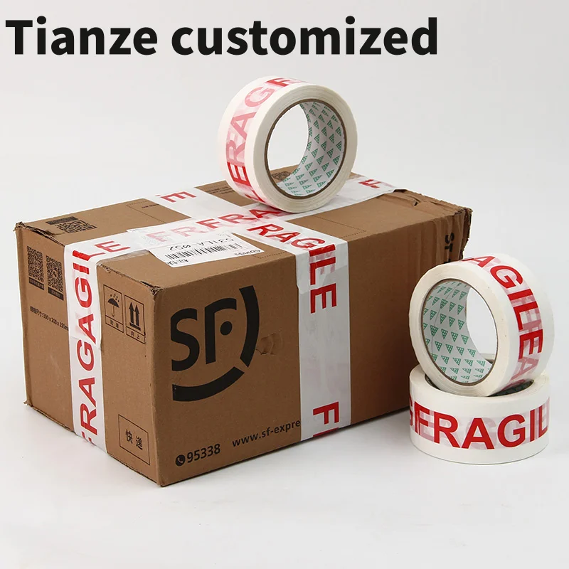 

10 pieces(custom)Factory Supply Custom Logo Packaging Tape Waterproof Bopp Adhesive Packing Tapes