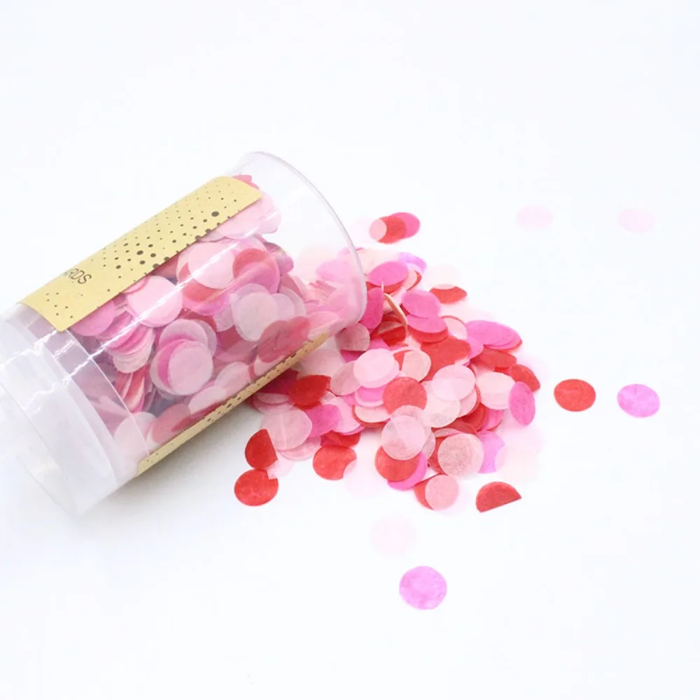 1Pcs Round Anniversary Bridal Shower Birthday Exploding For Wedding Party Supplies Confetti Popper Confetti Decorations