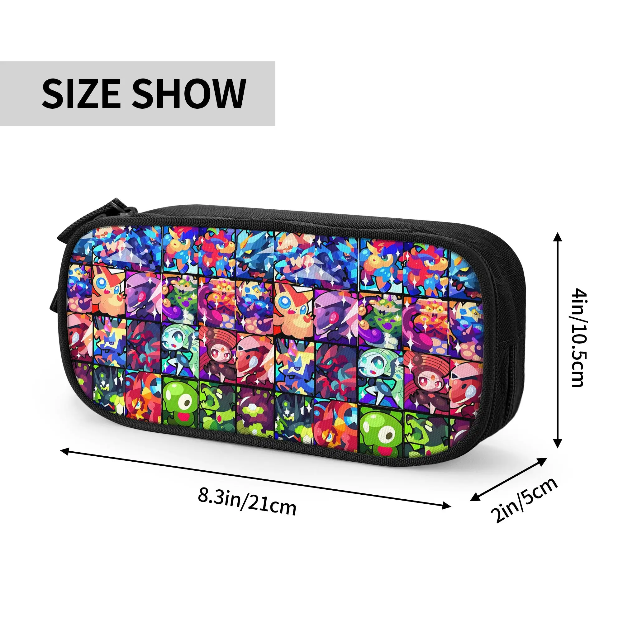 Custom Cartoon Pokemon Theme Large Capacity Bags for Child  Handheld Study Bag for Boys Gilrs Kids