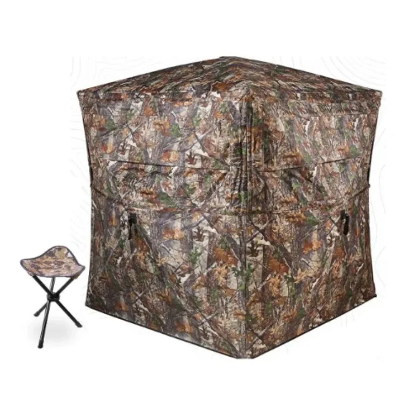 Imagem -06 - Camping Automatic e Hunting Camouflage Tent ao ar Livre 23 Pessoa Portable Vering Bird Spectator Fechado Jogo de Visualização Privado