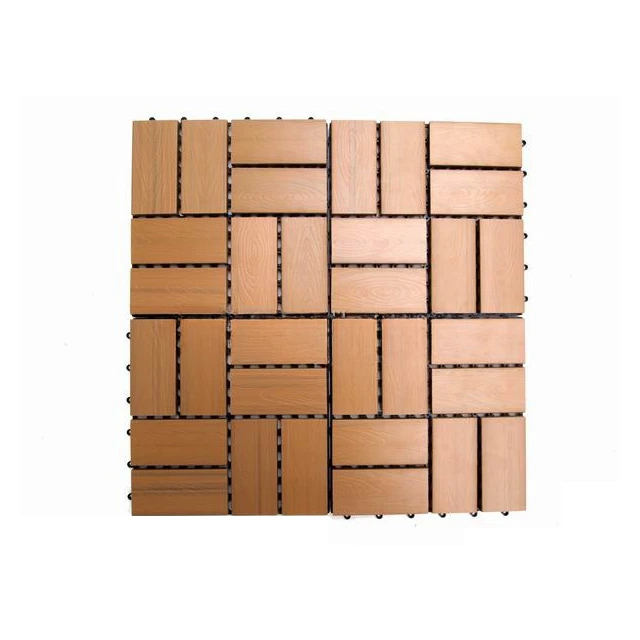 outdoor wpc tiles wood plastic composite DIY wpc flooring