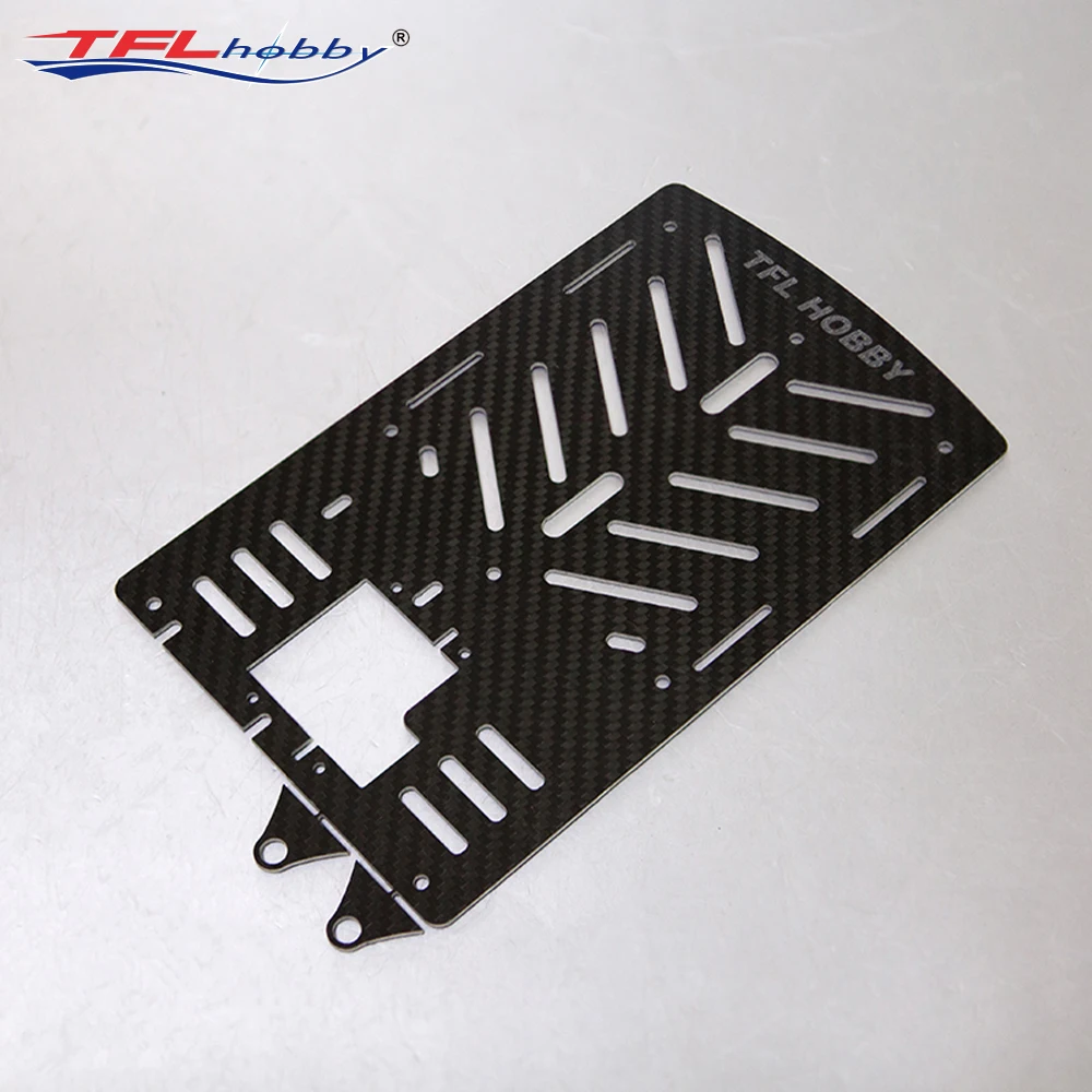 TFL Carbon Fibre Dual Battery Device Fixing Plate for RC V Boat