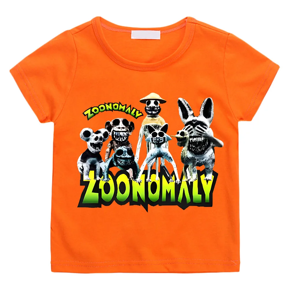 T-Shirt gioco per bambini striomaly Toddler Girls camicie maglietta estiva cotone manica corta abbigliamento Casual per bambini magliette Anime