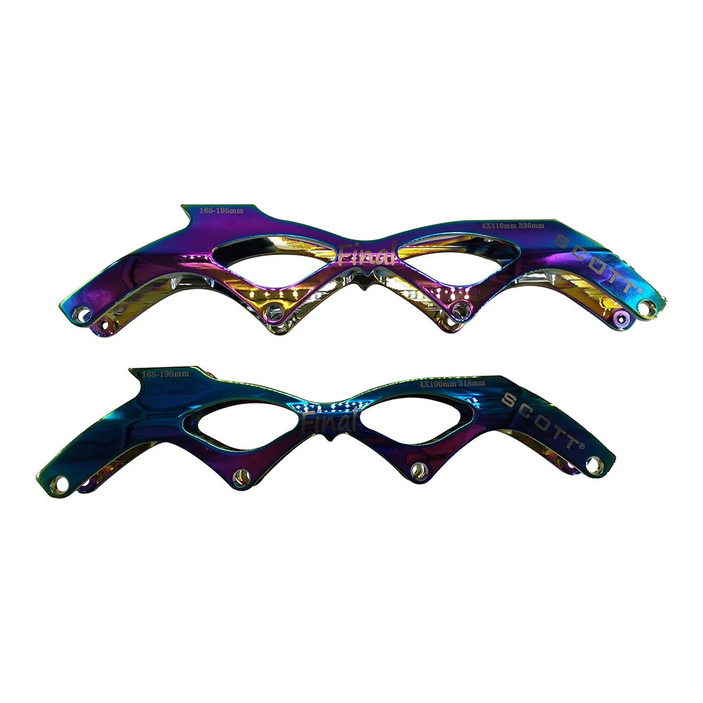 Rainbow 4*100mm  speed skate frame Inline Speed Skate Frame