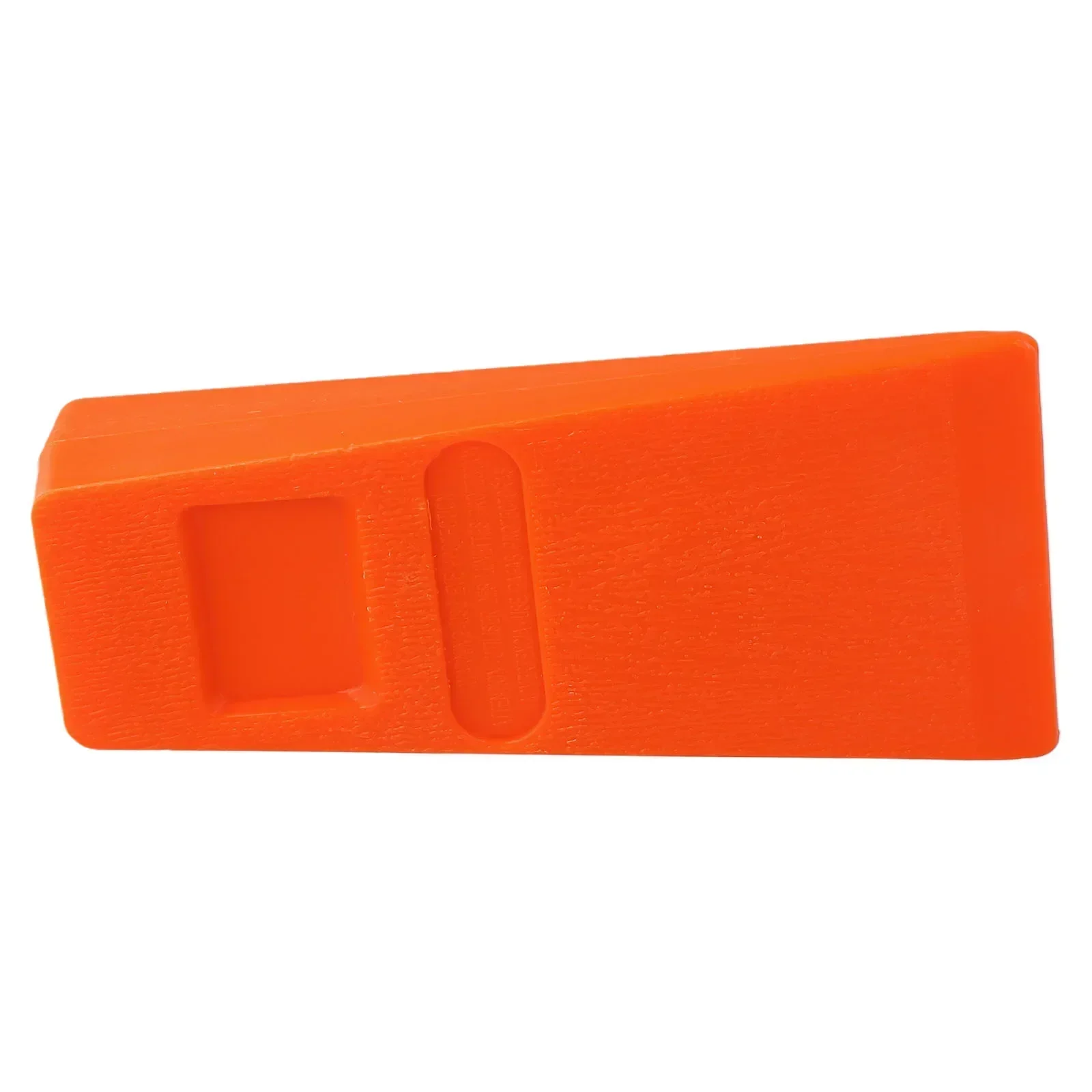 1Pcs Portable Wedge Orange Plastic Felling Wedge Felled Chock Cutting With Storage Wedge Woodcutting Professional Logging Tool