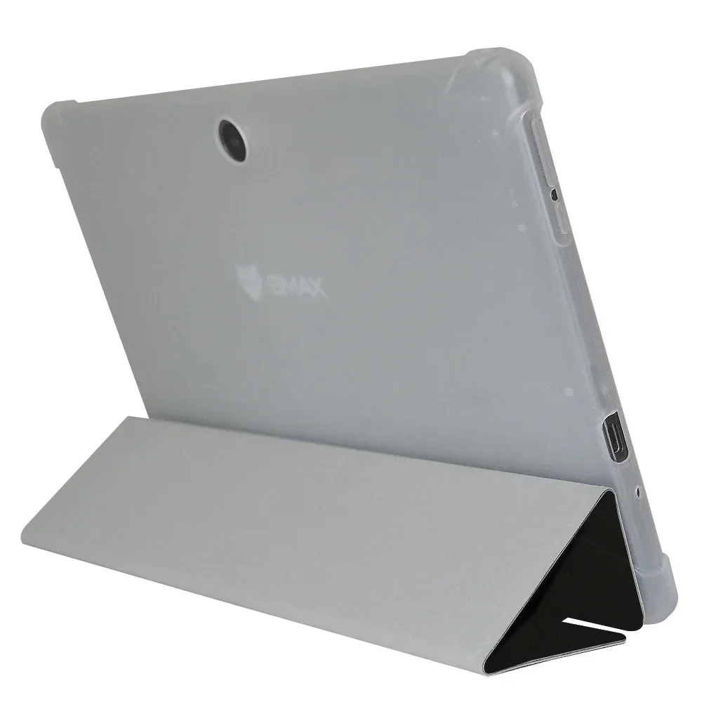 Ultra Thin Three Fold Stand Case For BMAX MAXPad I9Plus 10.1inch Tablet Soft TPU Drop Resistance Cover For i9 plus New Tablet