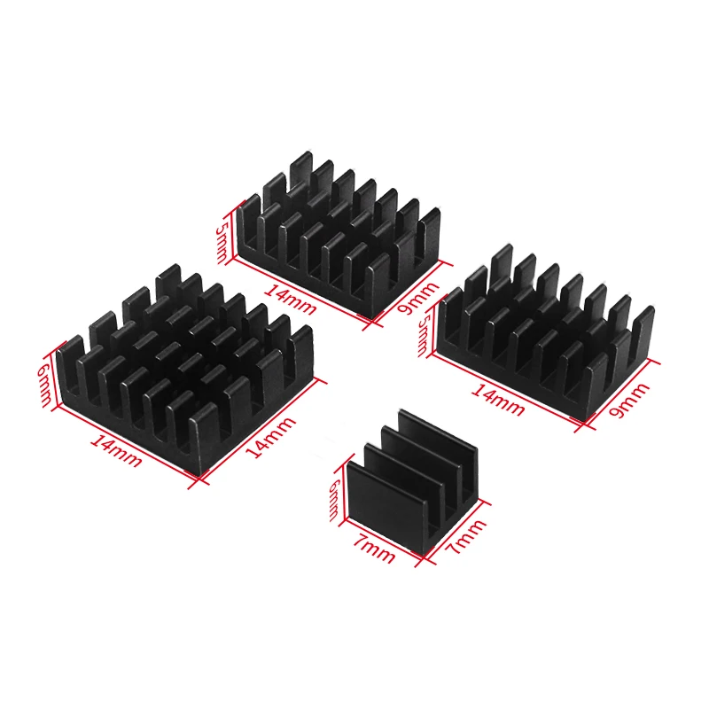 Dissipateur thermique en cuivre pour Orange Pi 5, Kit de refroidissement passif en alliage d'aluminium/cuivre pour carte de démonstration