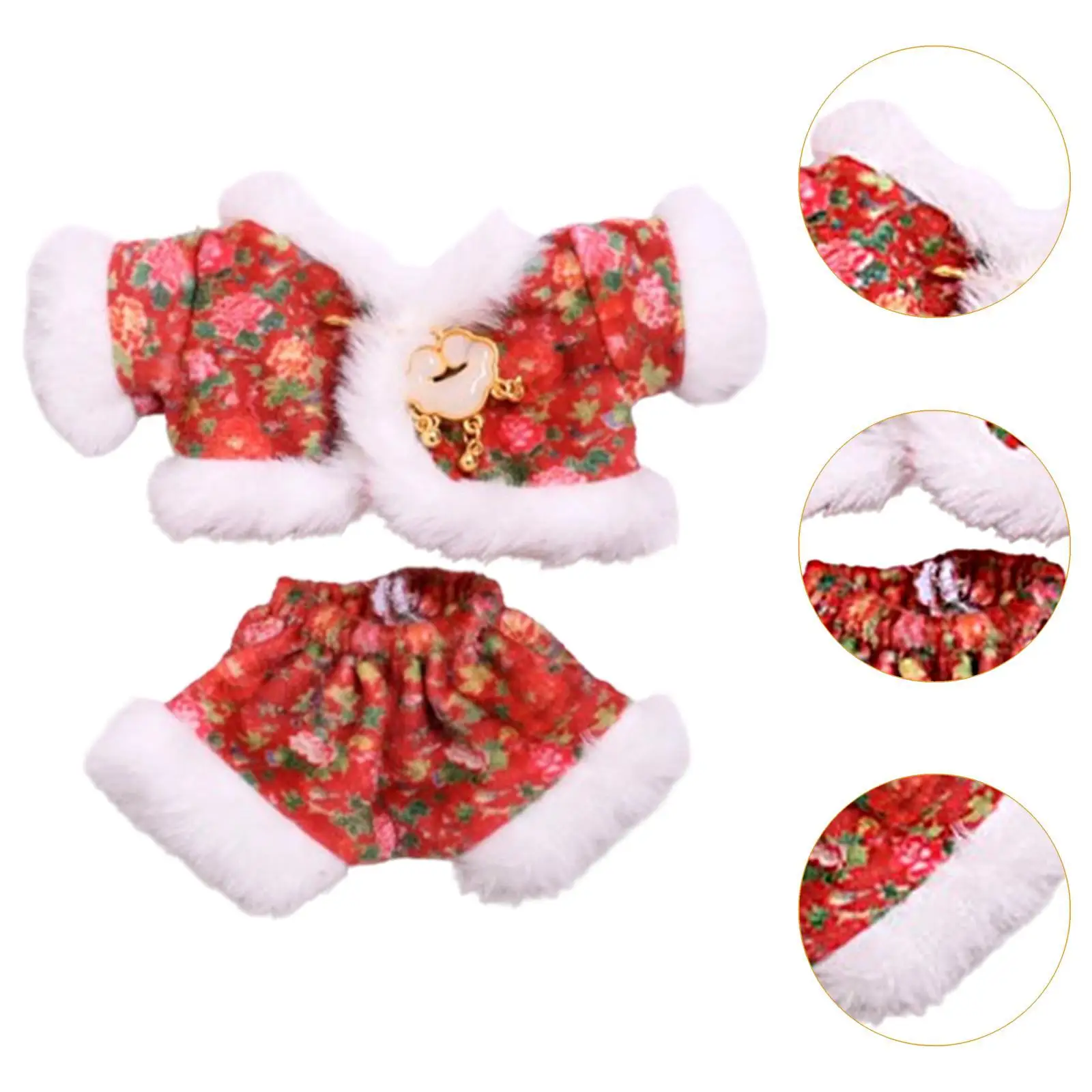 15 cm-17 cm vestiti per bambole di peluche moda accessori per bambole di peluche vestiti per animali di peluche costume per bambole di cartone animato per accessori per bambole