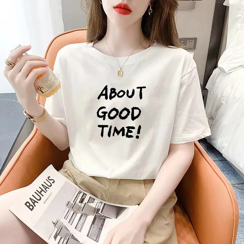 

Fashion Women T-shirt Vintage Street Hip Hop Streetwear Short Sleeve T Shirt Woman Clothes Harajuku Casual Unisex Clothing Tops