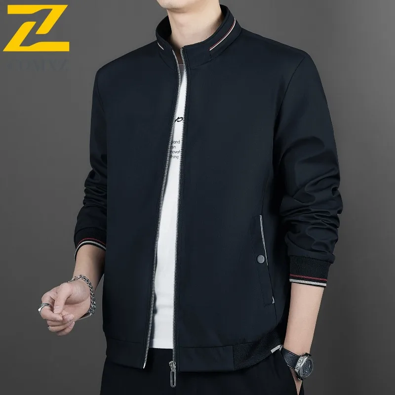 

COMXZ Classic Chaqueta 2025 Loose Outdoor Windproof Business Banquet Light Luxury Breathable Jacket Autumn Man Clothes Jacket