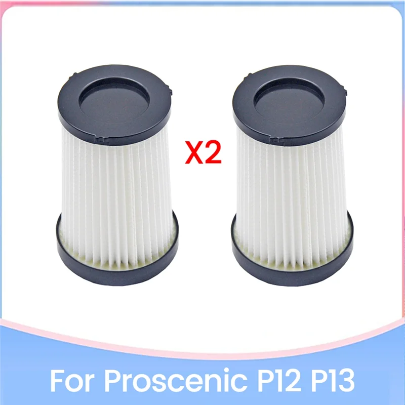 ABVI-2PCS สูญญากาศตลับกรองชุดเปลี่ยนสําหรับ Proscenic P12 P13 อะไหล่ที่มีประสิทธิภาพอุปกรณ์ทําความสะอาดในครัวเรือน