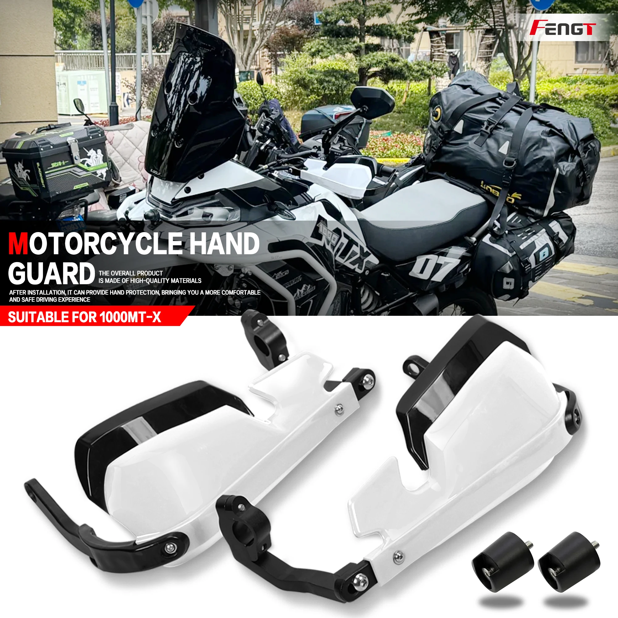For CFMOTO 1000MT-X 1000MTX Motorcycle 1000MT-X MTX New Aluminum Windproof Handguard Shield Hand Guard Protector Windshield