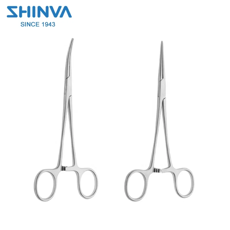 SHINVA Kelly Hemostatic Forceps Clamp Reusable Surgical Instruments