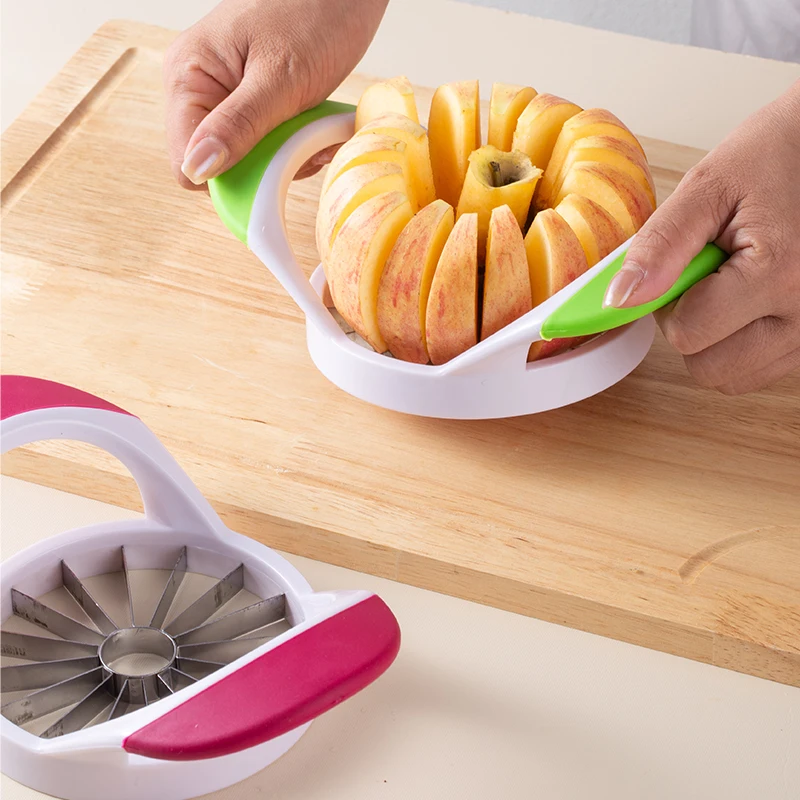 16 Bladed Stainless Steel Apple Cutter Slicer ABS Anti-Slip Handle Fruit Slicer Cutter