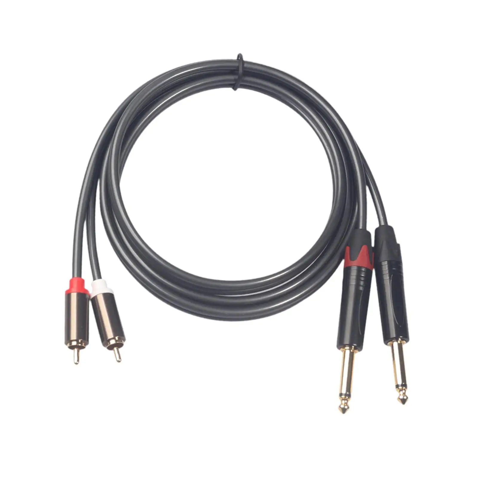 Audio Cable Audio Connection Stable RCA Male to RCA Male Cable for Microphone