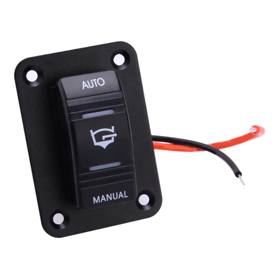 

Red LED 3 Way On-Off-On Car Marine Boat Bilge Pump Rocker Switch Panel 12V 20A