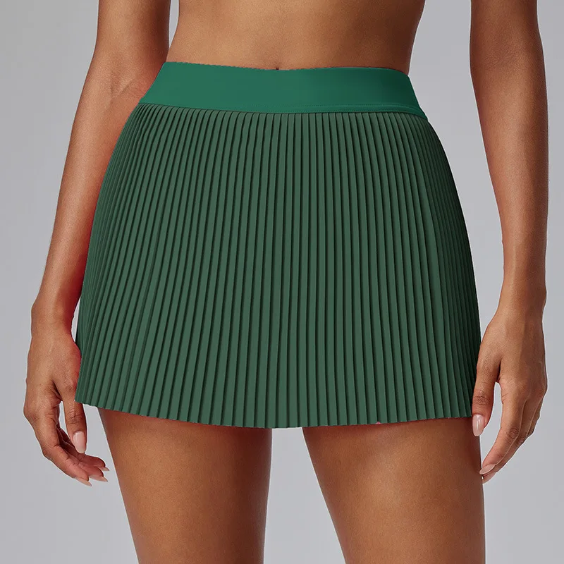 

SharpStar Women's Pleated Tennis Skirt Anti-Exposure Fitness Sports Skirt Quick-Drying Pickleball Skort Badminton Skirt 3XL