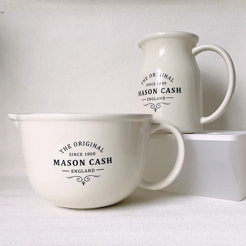 Veteran ceramic baking supplies, set cup cooking measuring bowl kitchen utensils storage bucket