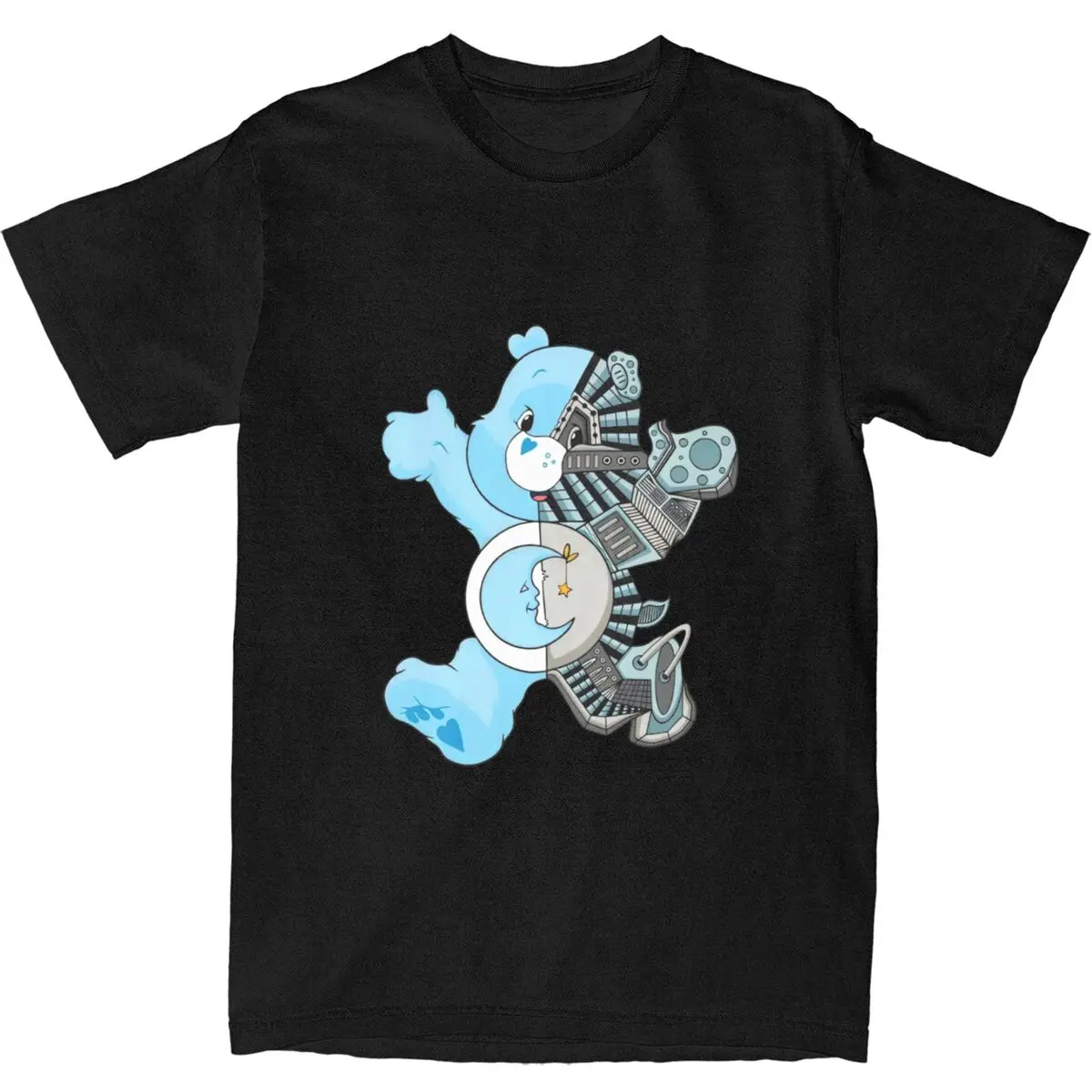 

Футболка для пар Care Bears, футболки в стиле хиппи, пляжные футболки, винтажная хлопковая одежда с принтом, подарок