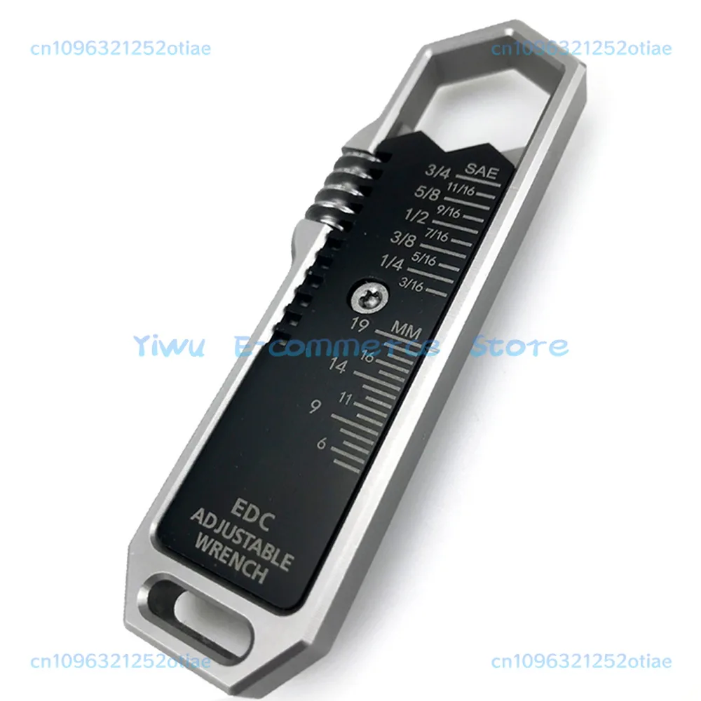 

EDC Multi-function Adjustable Wrench, Portable Multi-function Tactical Folding Tool Removal Wrench
