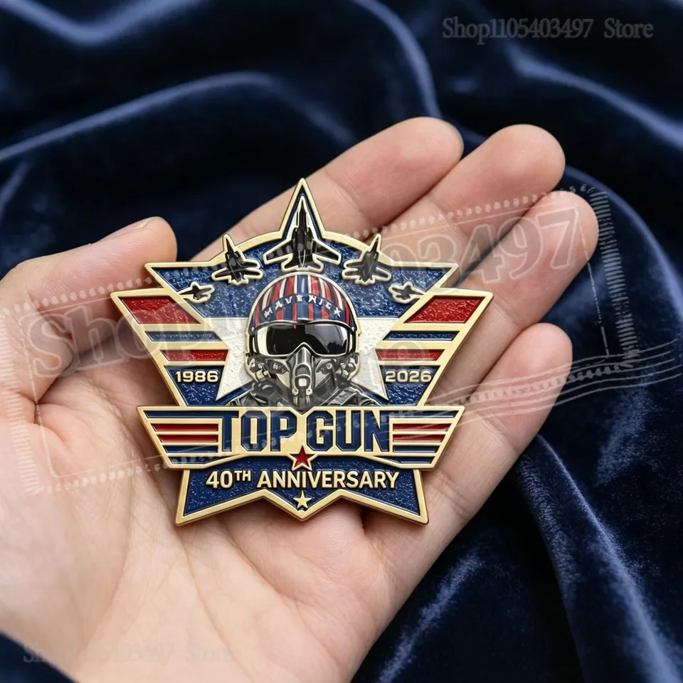 2026 New Top Gun Maverick Enamel Pin & Top Gun 40th Anniversary