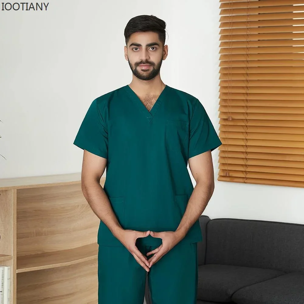 Косплей, медицинская студенческая работа, экспериментальная форма, зеленая больница, хирургический халат, клиническая клиника, медсестра, медицинская оплата, спа-лаборатория Sc
